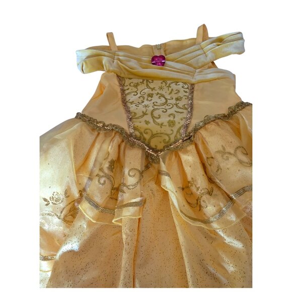 Disney Belle Princess Dress Girls Size 4 - Picture 1 of 10